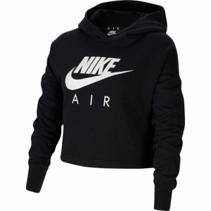 Nike NSW NIKE AIR CROP HOODIE G čierna M - Dievčenská mikina