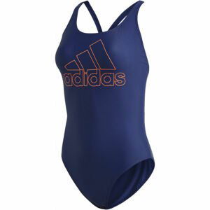 adidas ATHLY V LOGO SWIMSUIT Dámske plavky, tmavo modrá, veľkosť 38