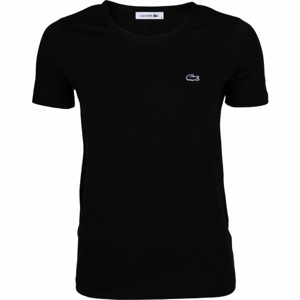 Lacoste ZERO NECK SS T-SHIRT čierna XS - Dámske tričko