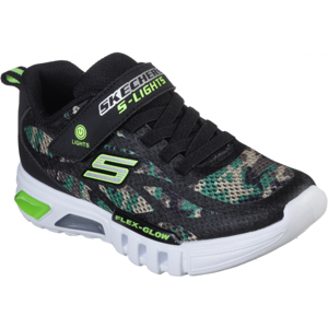 Skechers S-LIGHTS FLEX-GLOW čierna 27 - Chlapčenské blikajúce tenisky