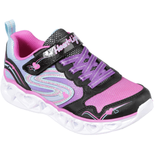 Skechers HEART LIGHTS LOVE SPARK fialová 25 - Dievčenské  blikajúce tenisky