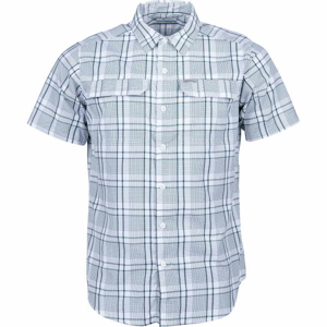 Columbia SILVER RIDGE 2.0 MULTI PLAID SS SHIRT sivá XXL - Pánska košeľa s krátkym rukávom