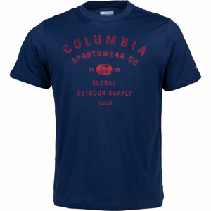 Columbia M PATH LAKE GRAPHIC TEE modrá S - Pánske tričko