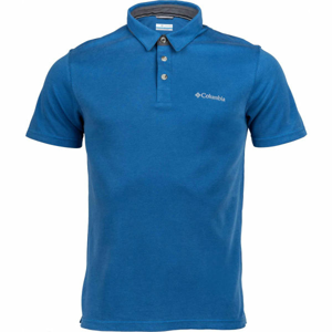 Columbia NELSON POINT POLO modrá XL - Pánske tričko