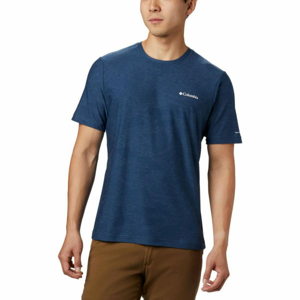Columbia MAXTRAIL™ SS CAMO TEE modrá L - Pánske tričko