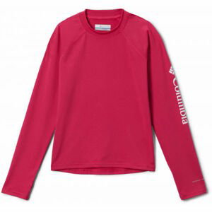 Columbia SANDY SHORES LONG SLEEVE SUNGUARD červená XS - Detské tričko