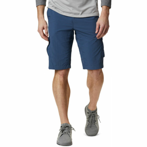 Columbia SILVER RIDGE™ II CARGO SHORT Pánske outdoorové kraťasy, modrá, veľkosť 32/10