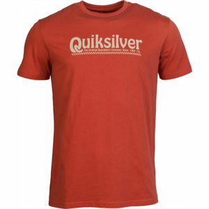 Quiksilver NEW SLANG SS červená M - Pánske tričko