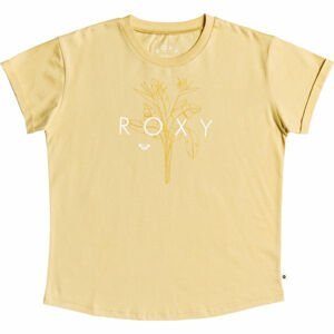 Roxy EPIC AFTERNOON LOGO Dámske tričko, žltá, veľkosť M