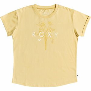 Roxy EPIC AFTERNOON LOGO žltá L - Dámske tričko
