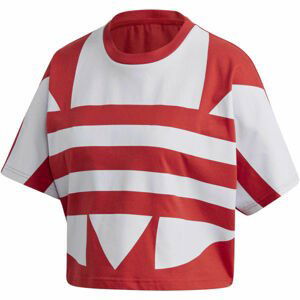 adidas LRG LOGO TEE Dámske tričko, červená, veľkosť 32
