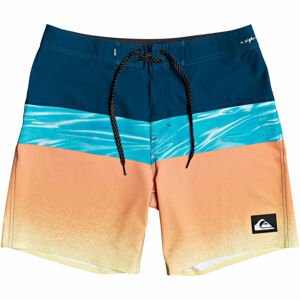 Quiksilver HIGHLINE HOLD DOWN 18 Pánske kúpacie šortky, oranžová, veľkosť 32