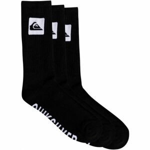 Quiksilver 3 CREW PACK čierna 40-45 - Trojbalenie pánskych ponožiek