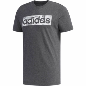 adidas BXD PHOTO TEE tmavo sivá S - Pánske tričko