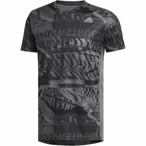 adidas OWN THE RUN TEE šedá S - Pánske športové tričko