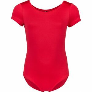 Aress ARABELA Dievčenský gymnastický dres, červená, veľkosť 140-146