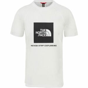 The North Face RAG RED BOX TE biela M - Raglánové pánske tričko