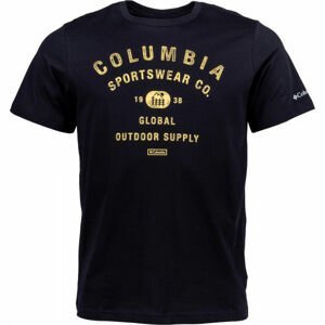 Columbia M PATH LAKE GRAPHIC TEE Pánske tričko, čierna, veľkosť M