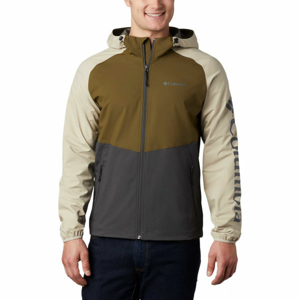 Columbia PANTHER CREEK JACKET tmavo zelená XL - Pánska vodeodolná bunda