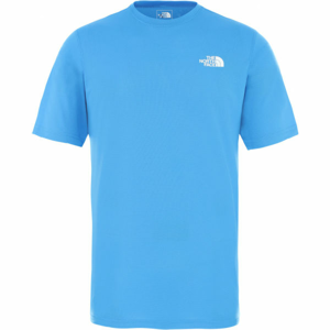 The North Face FLEX II S/S CLEAR modrá XL - Pánske tričko