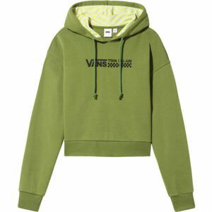 Vans WM STRAIT OUT TURVY HOODIE Dámska mikina, khaki, veľkosť S