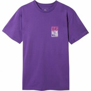 Vans MN NEW STAX SS fialová S - Pánske tričko
