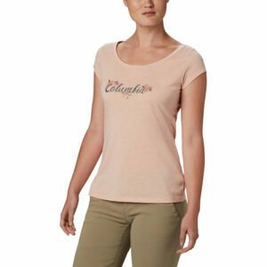 Columbia SHADY GROVE SS TEE Dámske tričko, ružová, veľkosť S