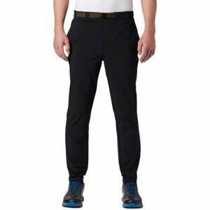 Columbia LODGE WOVEN JOGGER čierna Crna - Pánske outdoorové nohavice