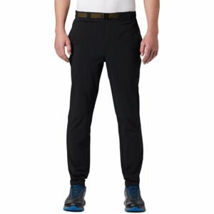 Columbia LODGE WOVEN JOGGER Pánske outdoorové nohavice, čierna, veľkosť XXL