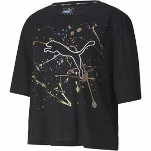 Puma METAL SPLASH GRAPHIC TEE čierna L - Dámske tričko
