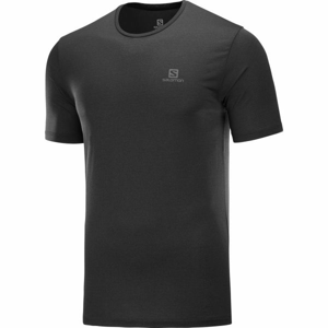 Salomon AGILE TRAINING TEE M čierna M - Pánske tričko