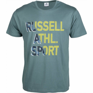 Russell Athletic RA SPORT S/S CREWNECK TEE SHIRT tmavo šedá L - Pánske tričko
