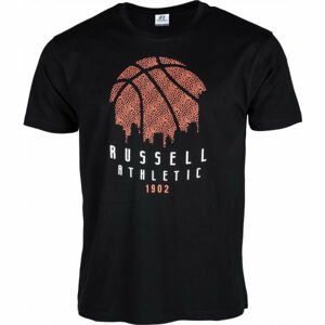 Russell Athletic B BALL SKY LINE S/S CREWNECK TEE SHIRT čierna L - Pánske tričko