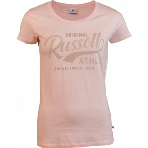 Russell Athletic ORIGINAL S/S CREWNECK TEE SHIRT ružová M - Dámske tričko