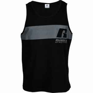 Russell Athletic R BANDED SINGLET čierna XL - Pánske tielko