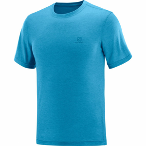 Salomon EXPLORE SS TEE M modrá XL - Pánske tričko