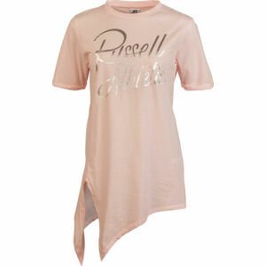 Russell Athletic KNOTTED STRIPTED TEE SHIRT Dámske tričko, ružová, veľkosť L