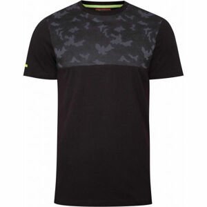 Kappa LOGO GIARA Pánske tričko, čierna,tmavo sivá, veľkosť