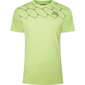 Kappa LOGO AREBO Pánske tričko, svetlo zelená, veľkosť XL