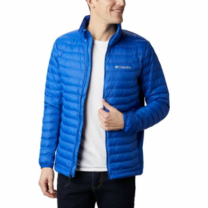 Columbia POWDER PASS JACKET modrá M - Pánska outdoorová bunda