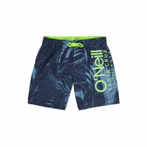 O'Neill PB CALI FLORAL SHORTS tmavo modrá 152 - Chlapčenské šortky do vody