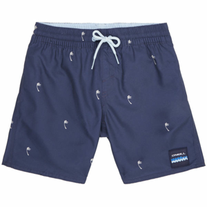 O'Neill PB MINI PALMS SHORTS tmavo modrá 176 - Chlapčenské kúpacie šortky