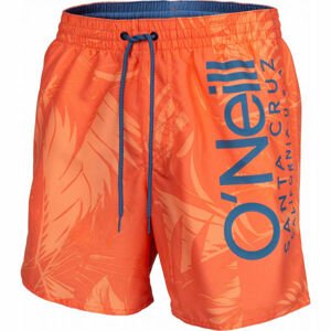 O'Neill PM CALI FLORAL SHORTS oranžová M - Pánske kraťasy do vody