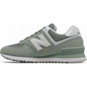 New Balance WL574OAD svetlo zelená 4.5 - Dámska obuv na voľný čas