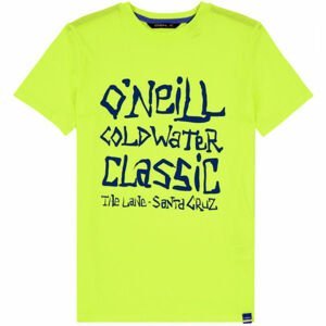 O'Neill LB COLD WATER CLASSIC T-SHIRT Chlapčenské tričko, reflexný neón,tmavo modrá, veľkosť