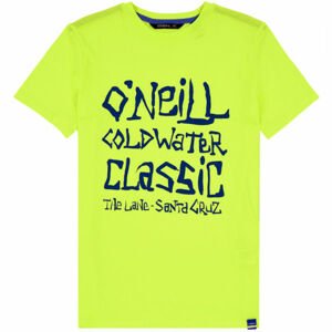 O'Neill LB COLD WATER CLASSIC T-SHIRT Chlapčenské tričko, reflexný neón,tmavo modrá, veľkosť