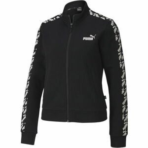 Puma AMPLIFIED TRACK JACKET TR Dámska športová mikina, čierna,biela, veľkosť