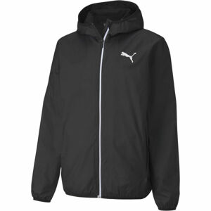 Puma ESSENTIAL SOLID WINDBREAKER čierna XL - Pánska športová vetrovka