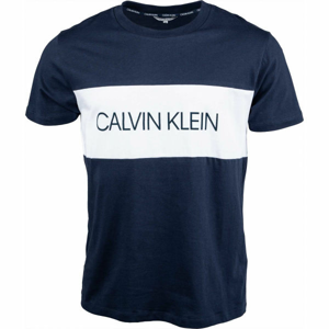 Calvin Klein RELAXED CREW TEE tmavo modrá L - Pánske tričko