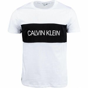 Calvin Klein RELAXED CREW TEE biela M - Pánske tričko